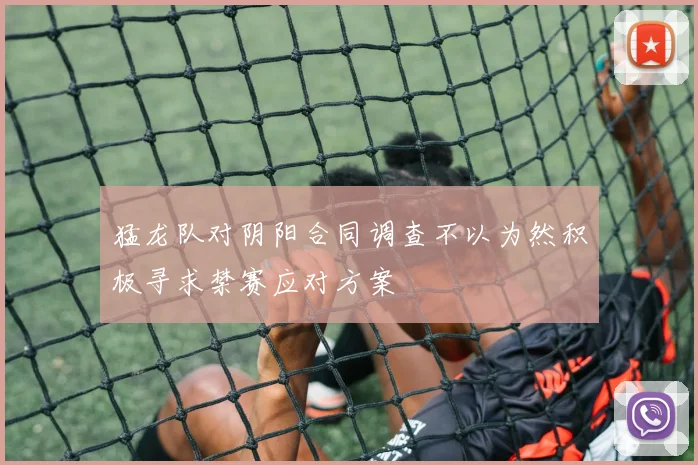猛龙队对阴阳合同调查不以为然积极寻求禁赛应对方案